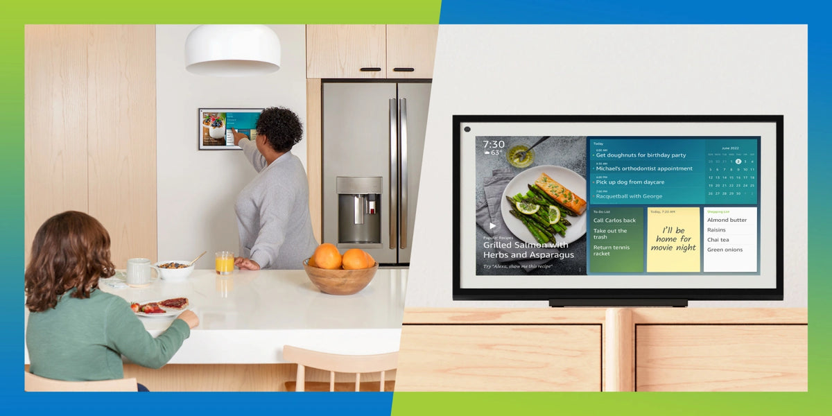 Amazon Echo Show 15 (Newest Model) - Full HD 15.6" Smart Kitchen Hub with Fire TV