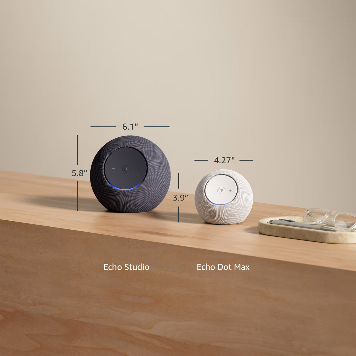 Amazon Echo Dot Max (Newest Model) - Alexa Smart Speaker, Glacier White