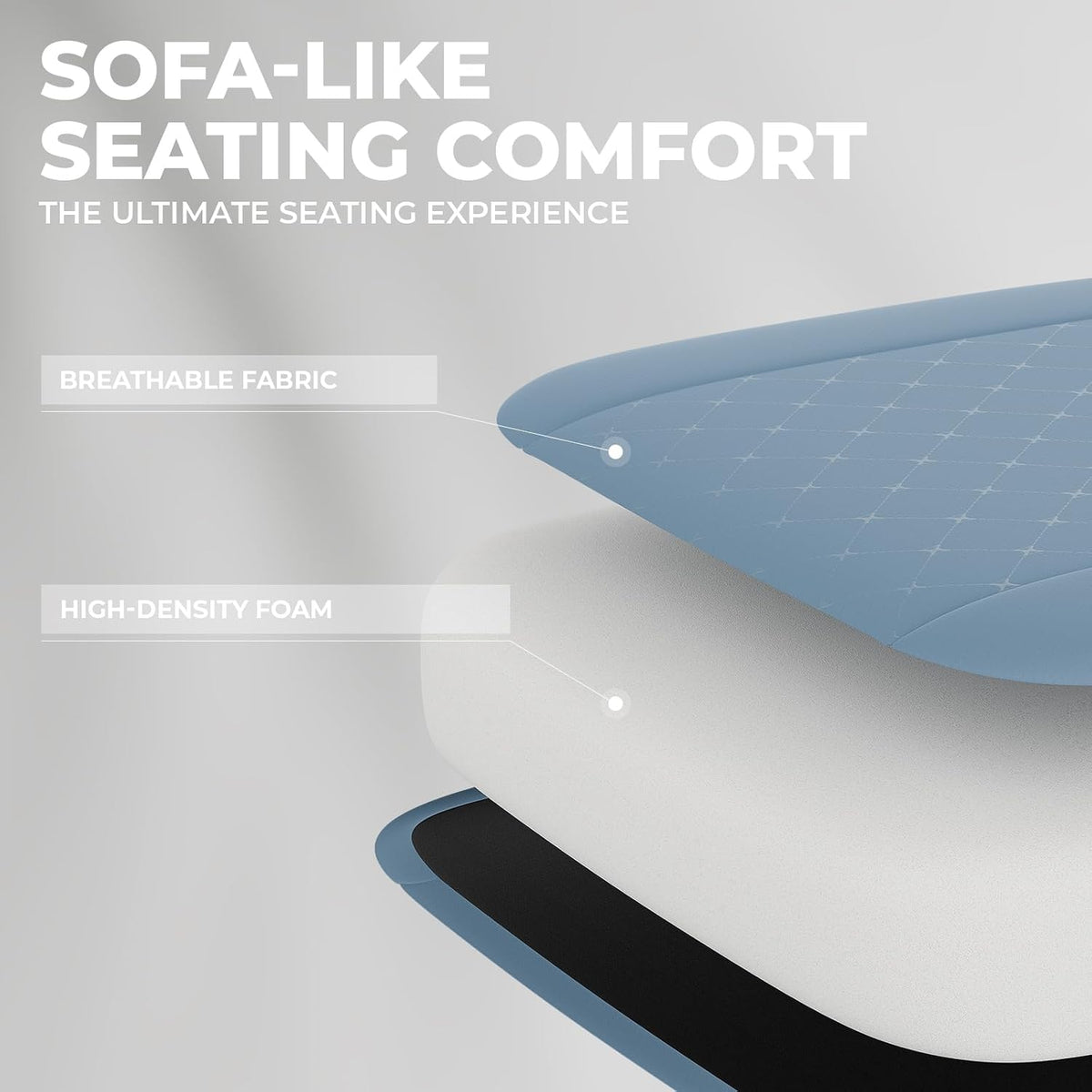 Gaming Chair with Massage,Ergonomic PC Gaming Chair Computer Chairs with Footrest Comfortable Headrest and Lumbar Support, High Back BLUENWHITE