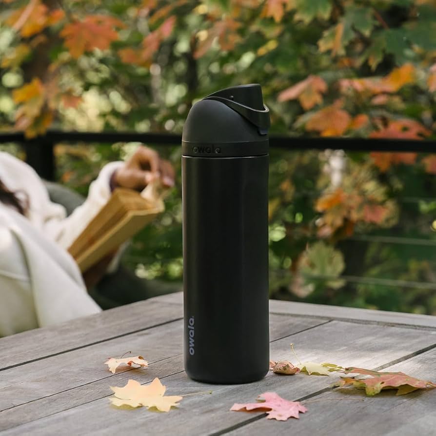 Owala FreeSip Insulated Stainless Steel Water Bottle - 24oz Push-Button Lid