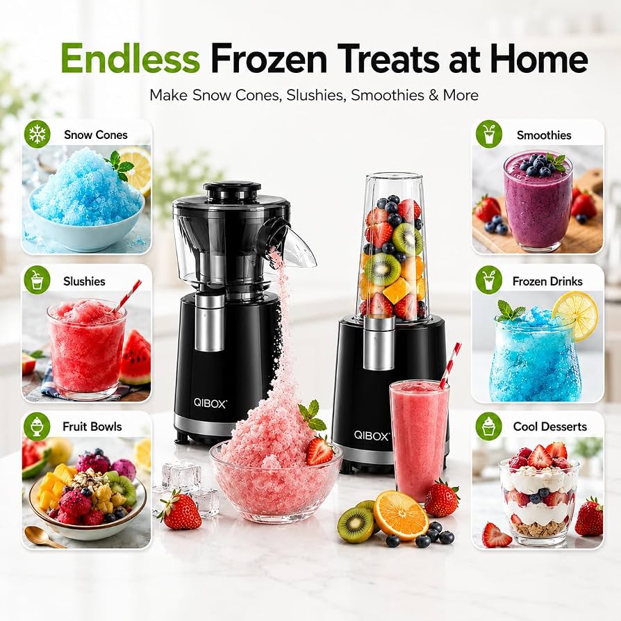 FEPPO Powerful Smoothie Blender - Stainless Steel, Margaritas & Shakes