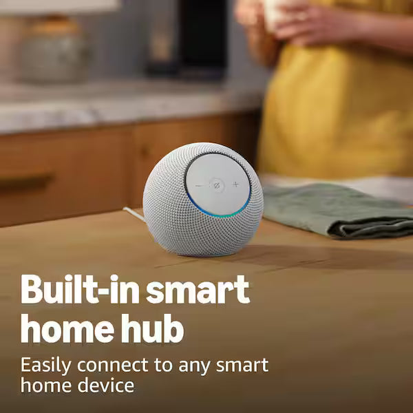 Amazon Echo Dot Max (Newest Model) - Alexa Smart Speaker, Glacier White