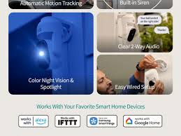 Arlo Essential Plug-In Security Camera - Wired Indoor/Outdoor HD Camera