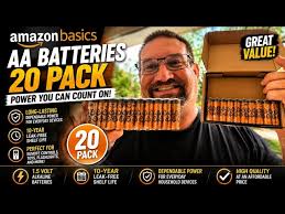 Amazon Basics Leak-Free Household Batteries - Long-Lasting AA Alkaline