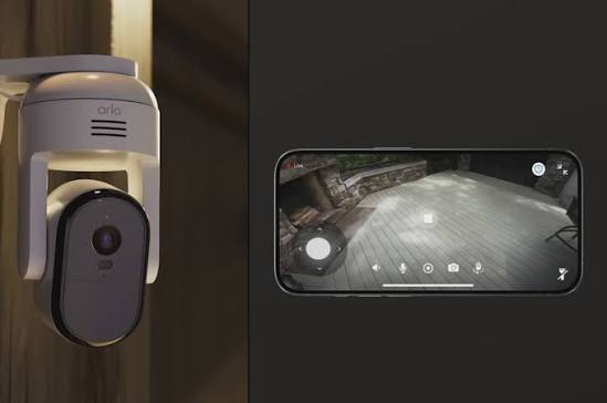 Arlo Essential Plug-In Security Camera - Wired Indoor/Outdoor HD Camera