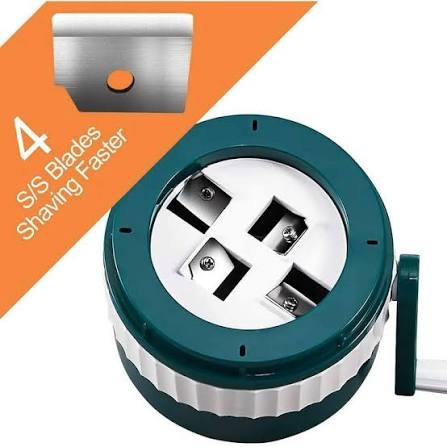 MANBA Manual Snow Cone Machine - Hand Crank Shaved Ice Maker with Ice Cube Tray